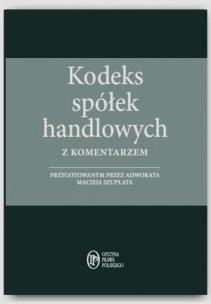 Okładka książki Kodeks spółek handlowych z komentarzem 2015