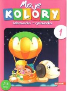 Okładka książki Kolorowanki - rymowanki. Moje kolory 1