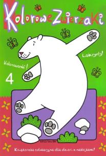 Okładka książki Kolorowe zwierzaki cz. 4