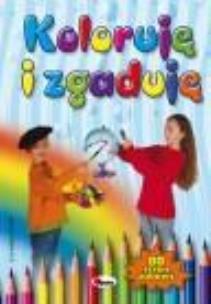 Okładka książki Koloruję i zgaduję - niebieska  AWM