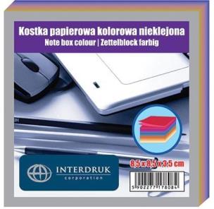 Opakowanie Kostka papierowa kolor 85x85x35 mm nieklejona