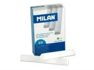 Opakowanie Kreda trójkątna biała 10 sztuk MILAN