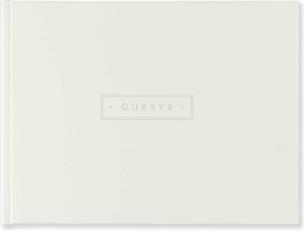 Opakowanie Księga gości biała skóra