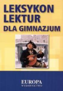 Okładka książki Leksykon lektur dla gimnazjum EUROPA