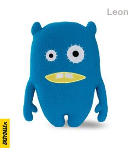 Opakowanie Leon maskotka Brzydale