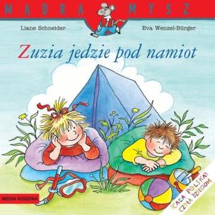 Okładka książki Mądra mysz - Zuzia jedzie pod namiot