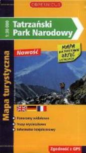 Okładka książki Mapa Turystyczna - Tatrzański Park Narod.