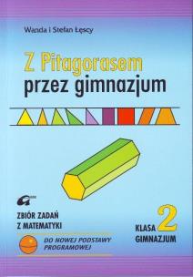 Okładka książki Mat. Z Pitagorasem Przez Gim 2 Zb.Zad w.2010 ADAM
