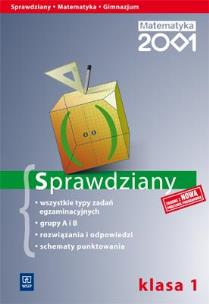 Okładka książki Matematyka GIM 2001 1  sprawdziany w.2010 WSiP