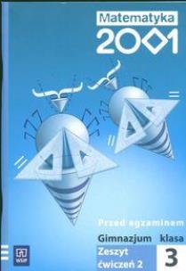 Okładka książki Matematyka GIM 2001 ćw. 3/2 wyd.2008 WSIP