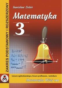 Okładka książki Matematyka LO 3 podr Z.P+R NOWIK WZ