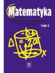 Okładka książki Matematyka ZSZ 2 podr Wojciechowska, WSiP