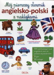 Okładka książki Mój pierwszy słownik angielsko-polski z naklejkami