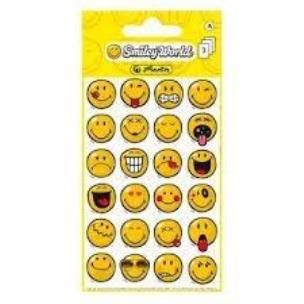 Okładka książki Naklejki A ozdobne Smiley małe