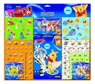 Opakowanie Naklejki mega activity 500 Kubuś Puchatek