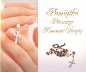 Okładka książki Pamiątka Pierwszej Komuni Świętej Pudełko M wer. 1