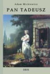 Okładka książki Pan Tadeusz - A. Mickiewicz