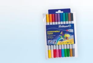 Okładka książki Pisaki Colorella Twin C304 10szt - 20 kolorów