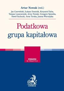 Okładka książki Podatkowa grupa kapitałowa