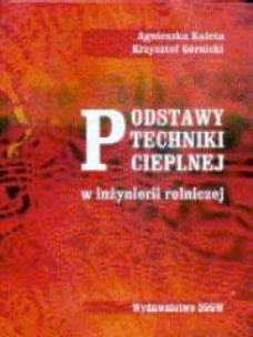 Okładka książki Podstawy techniki cieplnej w inżynierii rol. SGGW