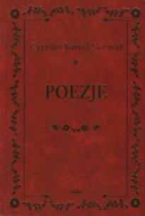 Okładka książki Poezje - C. K. Norwid skóra, oprawa tw. Ibis