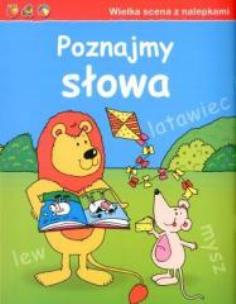 Okładka książki Poznajemy słowa z nalepkami FK