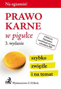 Okładka książki Prawo karne w pigułce