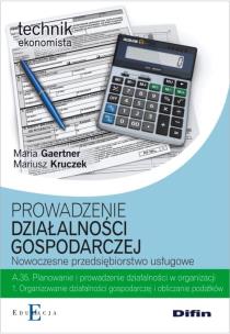 Okładka książki Prowadzenie działalności gospodarczej. Nowoczesne przedsiębiorstwo usługowe A.35.1