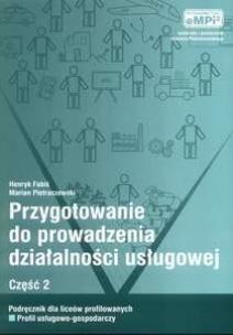 Okładka książki Przyg. do prowadz. dział. usług. cz. 2 eMPi2 WZ