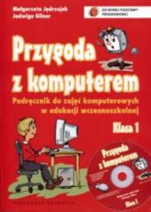 Okładka książki Przygoda z komputerem 1 podr CD GR. 2009 VIDEOGRAF