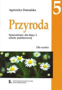 Okładka książki Przyroda 5 sprawdziany dla ucznia żak