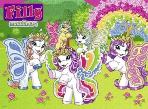 Opakowanie Puzzle 100 XXL Filly W ogrodzie Papillia