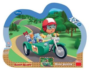 Opakowanie Puzzle 25 Maniek Złota Rączka DINO