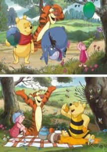 Opakowanie Puzzle 2x48 Kubuś Puchatek i Przyjaciele DINO