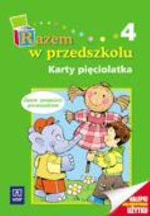 Okładka książki Razem w przedszkolu KP 4 WSIP