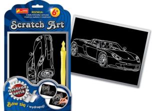 Opakowanie Scratch Art. Srebrna seria - Auto