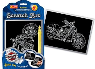 Opakowanie Scratch Art. Srebrna seria - Motocykl