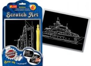 Opakowanie Scratch Art. Srebrna seria - Statek