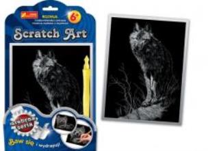 Opakowanie Scratch Art. Srebrna seria - Wilk