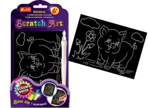 Opakowanie Scratch Art. Tęczowa seria - Świnka