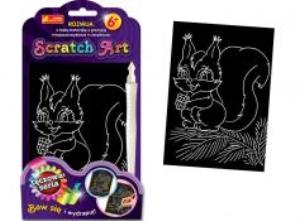 Opakowanie Scratch Art. Tęczowa seria - Wiewiórka