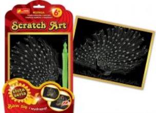 Opakowanie Scratch Art. Złota seria - Paw