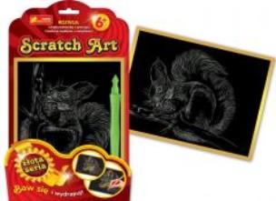 Opakowanie Scratch Art. Złota seria - Wiewiórka