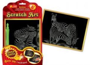 Opakowanie Scratch Art. Złota seria - Zebra