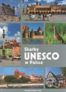 Okładka książki Skarby UNESCO w Polsce - oprawa tw. Ibis