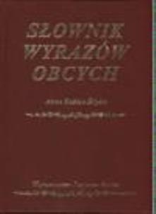Okładka książki Słownik Wyrazów Obcych ANEKS