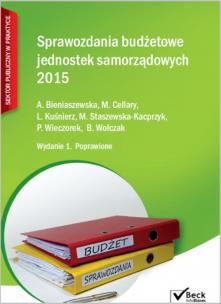 Okładka książki Sprawozdania budżetowe jednostek samorządowych 2015