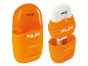 Opakowanie Temperówko-Gumka Capsula Fluo (16szt) MILAN