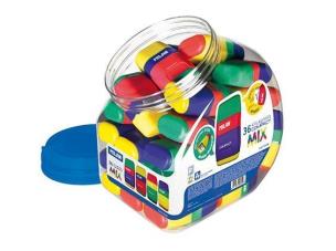 Opakowanie Temperówko-Gumka Compact mix (36szt) MILAN