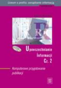 Okładka książki Upowszechnianie informacji cz.2 pod CD Gratis WSiP